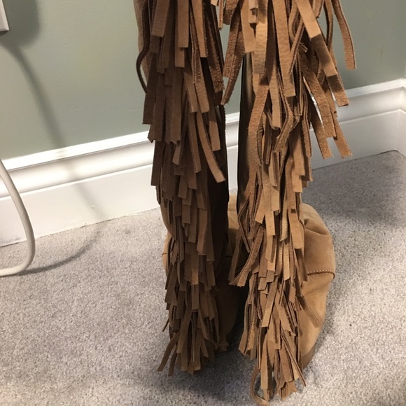 Fringe knee high boots - Picture 6 of 6